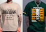 do custom minimalist typography t shirt design